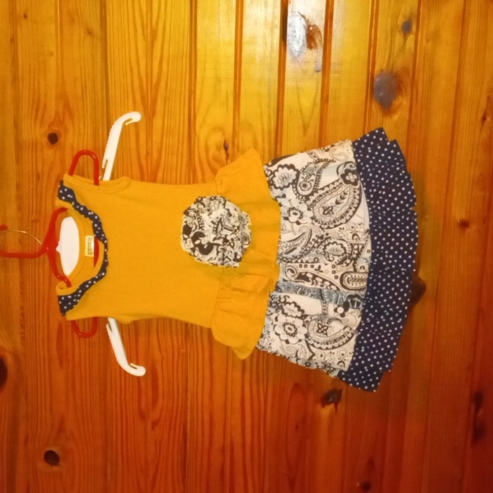 girl 4t sleeveless dress ruffle tiered bottom